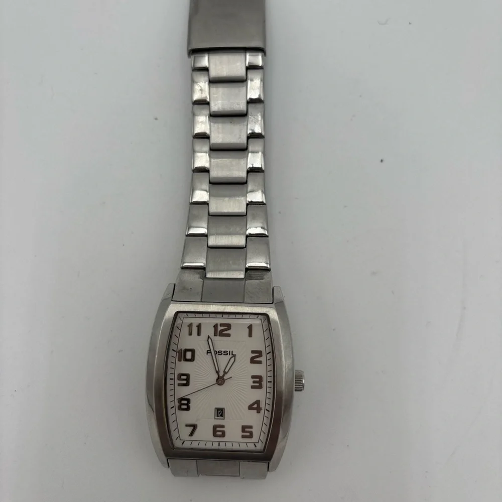 Fossil Stainless Steel Watch with White Face‎